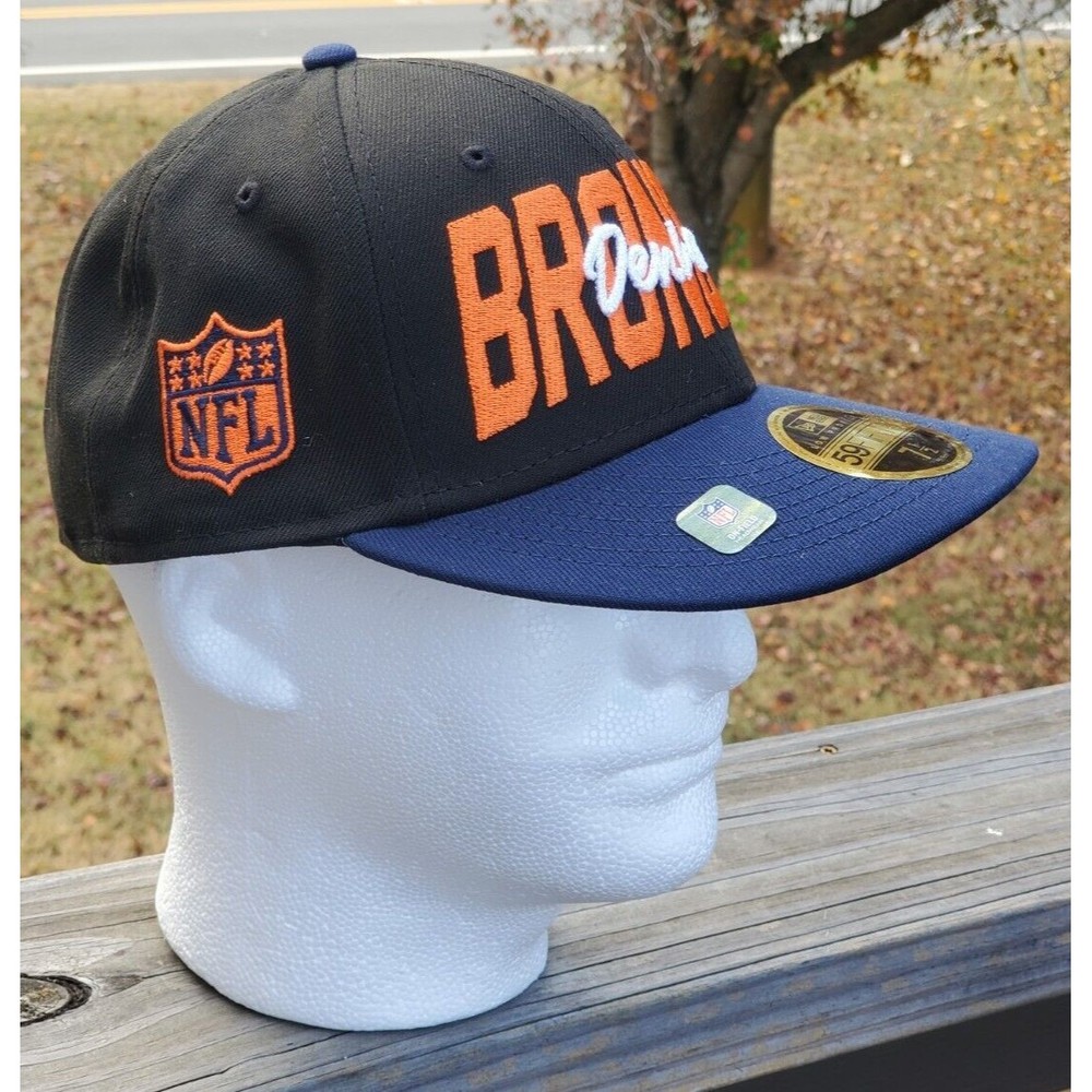 Denver Broncos NFL New Era 59Fifty Low Pro 2022 On Field Fitted Hat Size 7 1/2